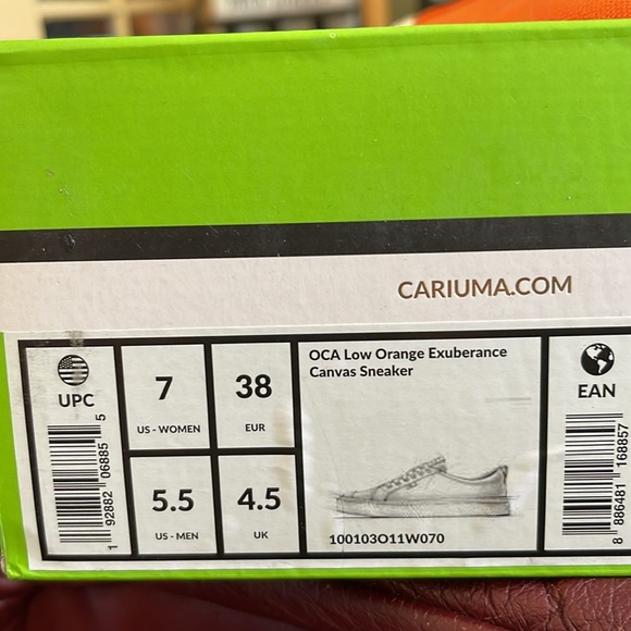 COPY - Cariuma OCA Low Canvas Orange Exuberance - Picture 5 of 5